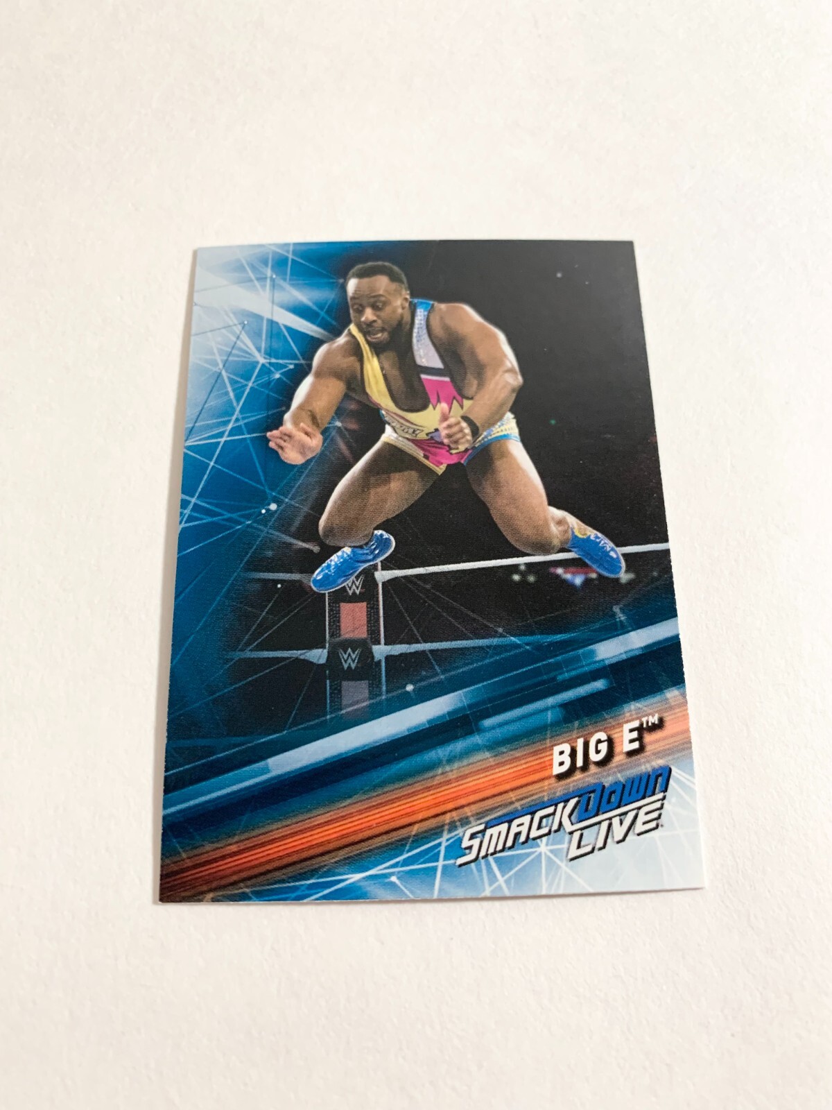 Big E 2019 Topps WWE SmackDown Live Base Card # 9