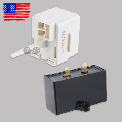 Refrigerator CompressorStart Relay Capacitor For Whirlpool B00RBY7H40 B00RBY7BVY
