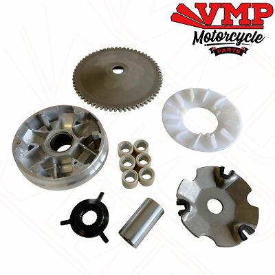 Drive Belt Variator Pulley Roller Set 139QMA 139QMB for Jinlun JL50QT-7 50cc