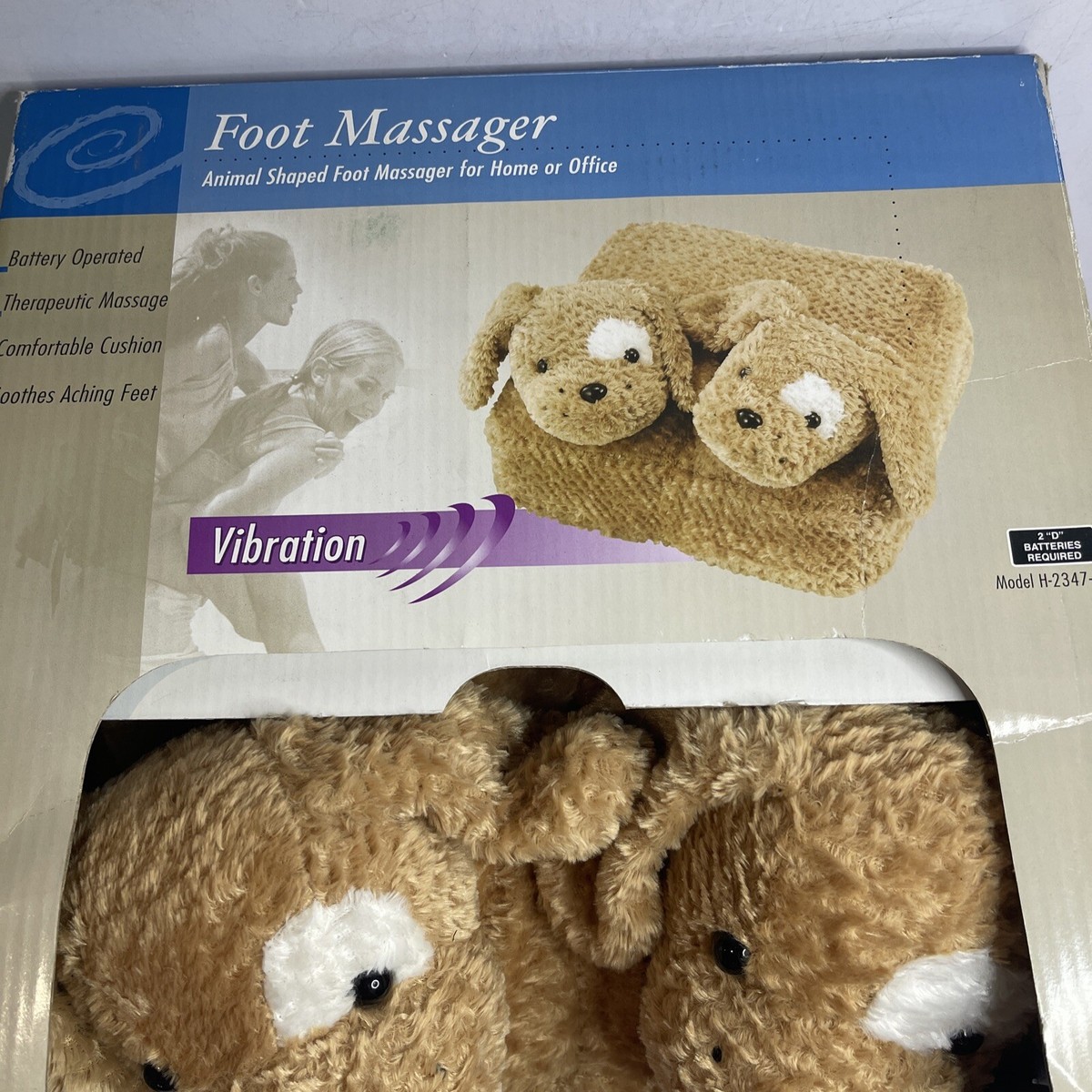 NEW Dog Foot Massager Animal Shaped - Vibration - Battery Operated