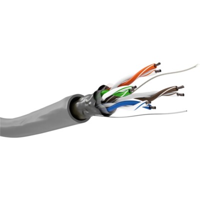 100m Netzwerk-Kabel CAT5e Patchkabel Ethernet Gigabit ungeschirmt UTP flexibel