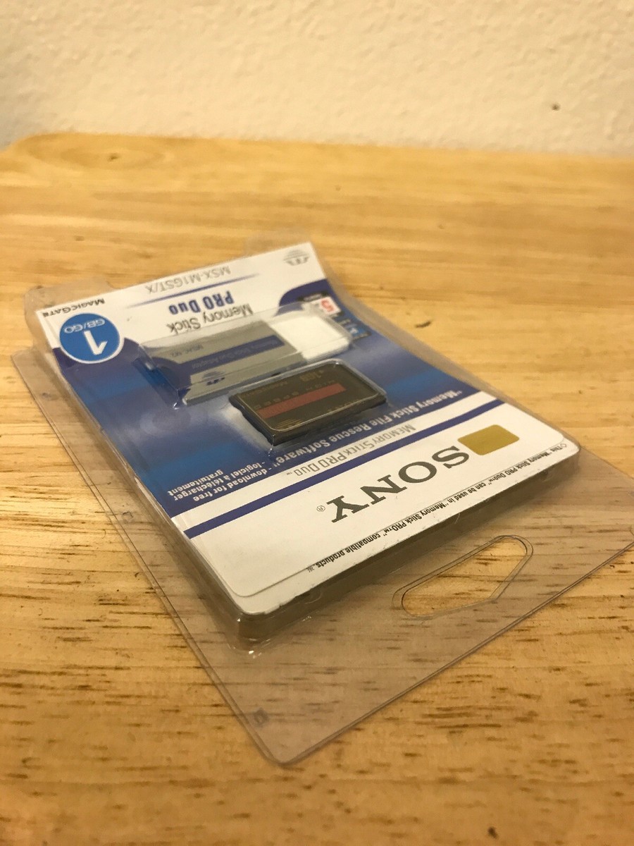 Sony 1GB Memory Stick PRO Duo Card - MSX M1GSX DUO for sale online