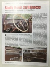 Hmn 1405 Article Dashboard Design South Bend Stylishness 1941 Studebaker Jun 13