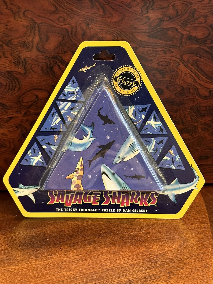 The Tricky Triangle Savage Shark Puzzle Toy by Dan Gilbert