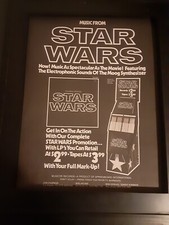 Star Wars Music From Retail Sales Rare Original Promo Poster Ad Framed!