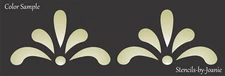 Stencil Joanie Colonial 6" T Folk Art Tulip Border Prim Farmhouse Wall DIY Signs