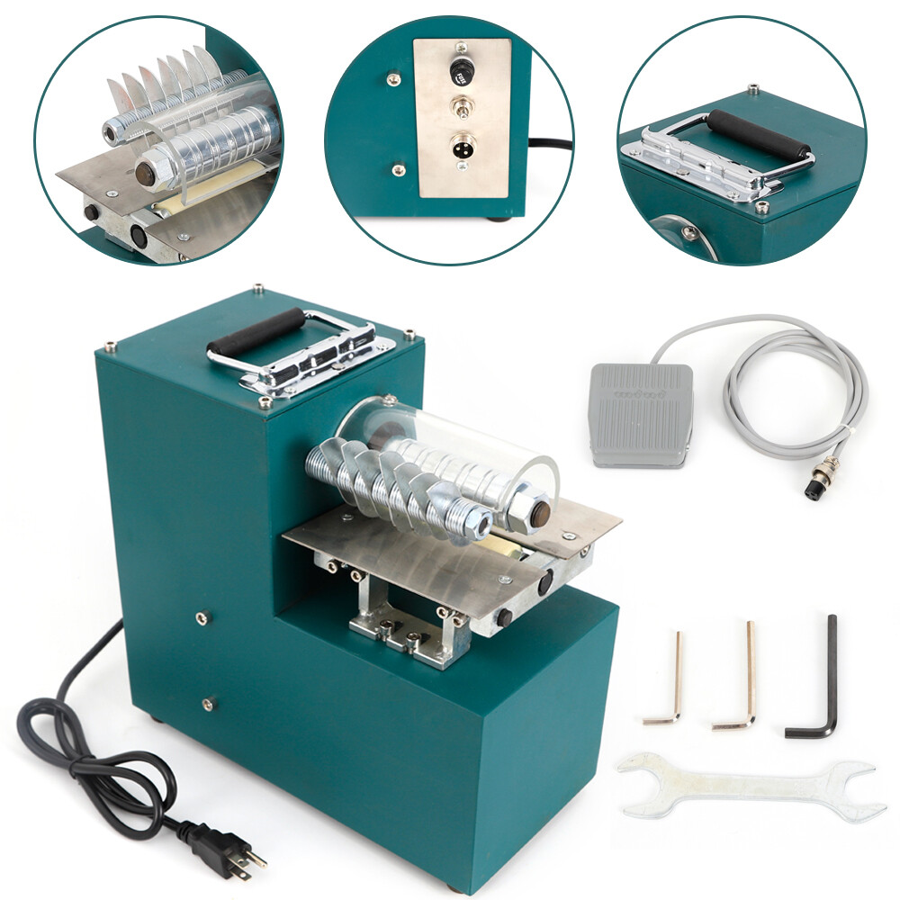 Leather Strap Cutter Machine Leather Strip Cutting Tool Bags Shoes Slitter 110V