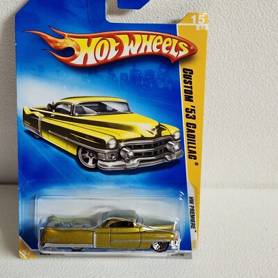 ホットウィール　2009　ホリデイロッズ　カスタム　'53　キャデラック 2009 Hot Wheels CUSTOM '53 CADILLAC 1953∞yellow-gold;soap