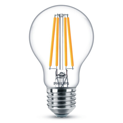 PHILIPS E27 klare sparsame LED Filament Lampe 8,5W wie 75W 4000K neutralweiß