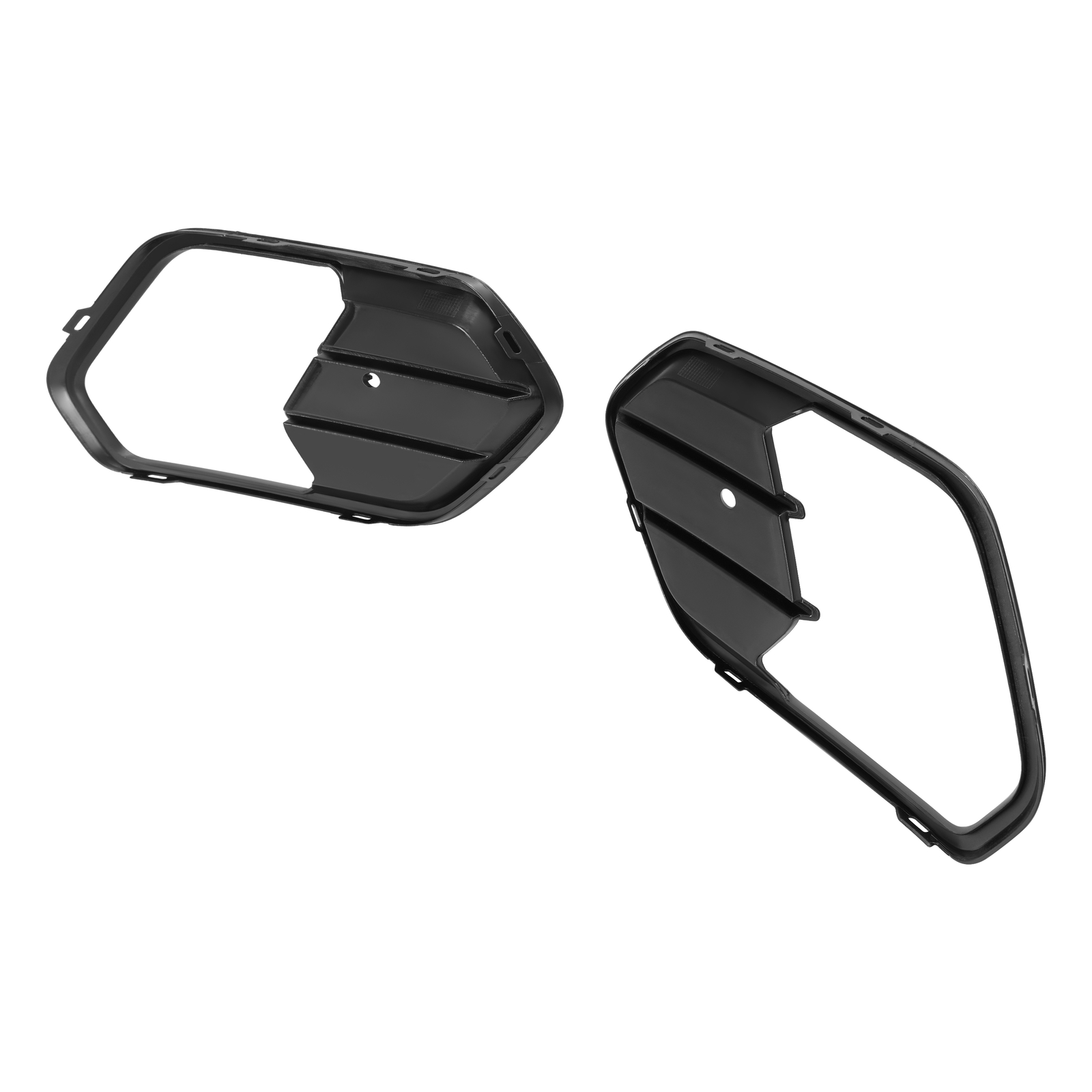 Pair Front Bumper Fog Light Cover Bezel Grille For Ford Escape Kuga 2017-2019