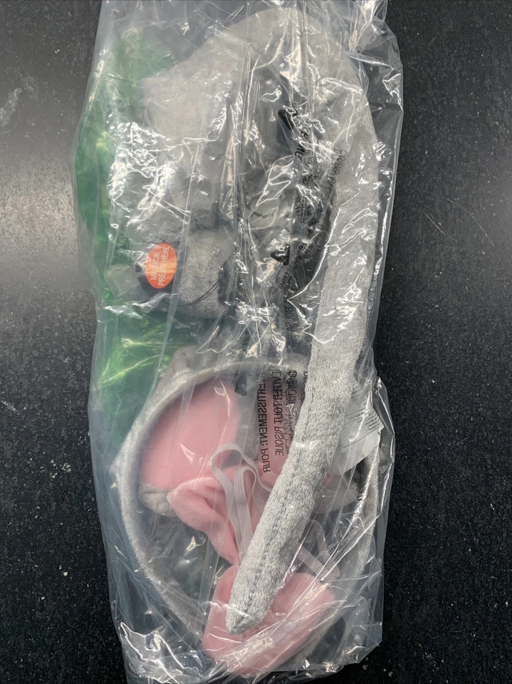 Mouse com Sound Animal 4 peças conjunto de acessórios fantasia, cinza, tamanho único - Imagem 2 de 2