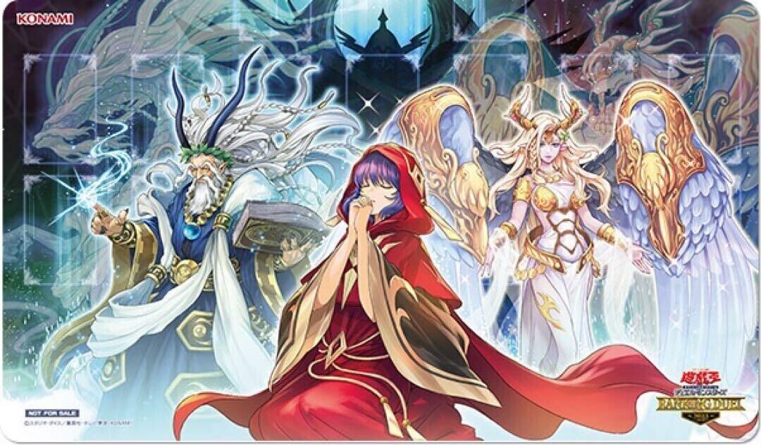 KONAMI 白き森 プレイマット 未使用　RANKING DUEL ランキング 白き森プレイマット ランキングデュエル（白き森 プレイマット