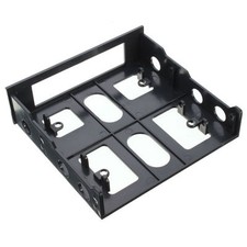 3.5" to 5.25" Drive Bay Computer PC Case Adapter Mounting Bracket USB Hub Floppy