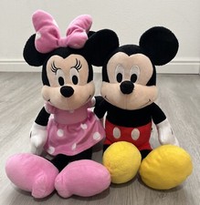 Disney Mickey Mouse Clubhouse character stuffed animals- Mickey and Minnie