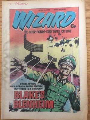 The Wizard 16/4/77  Kari - Lord Of The Swords, Scrappy, DC Thompson UK Comic 