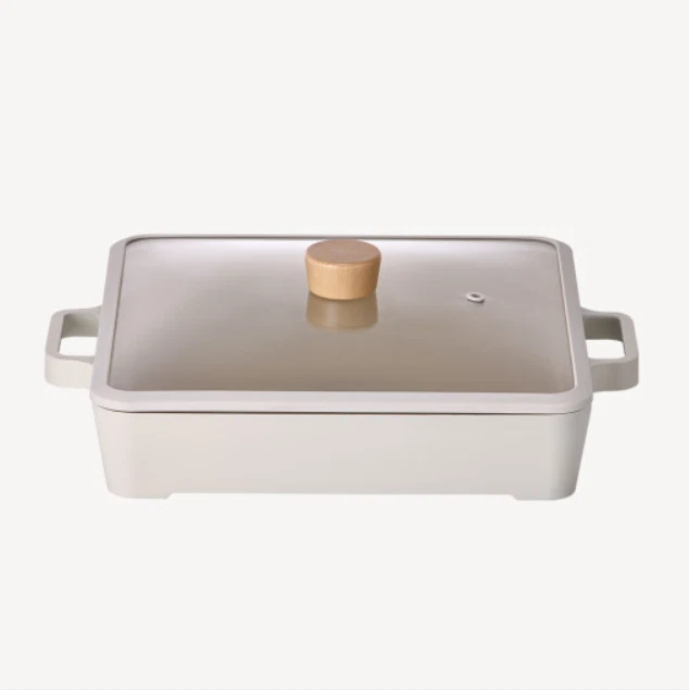NEOFLAM Fika Square Hot Pot Induction Set of 2 / Express - Image 2 of 4