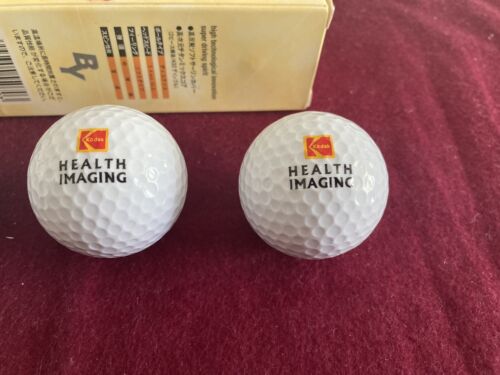 NEW Vintage 3 White KODAK Health Imaging Logo GOLF BALLS Big Yard 77 Distance - Picture 3 of 12