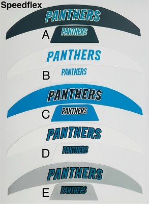Panthers Full Size SpeedFlex 3D Helmet Bumpers