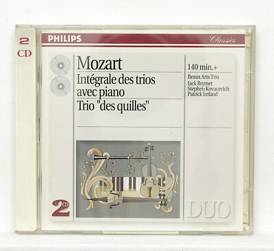 BEAUX ARTS TRIO ⸺ MOZART The complete piano trios ⸺ PHILIPS