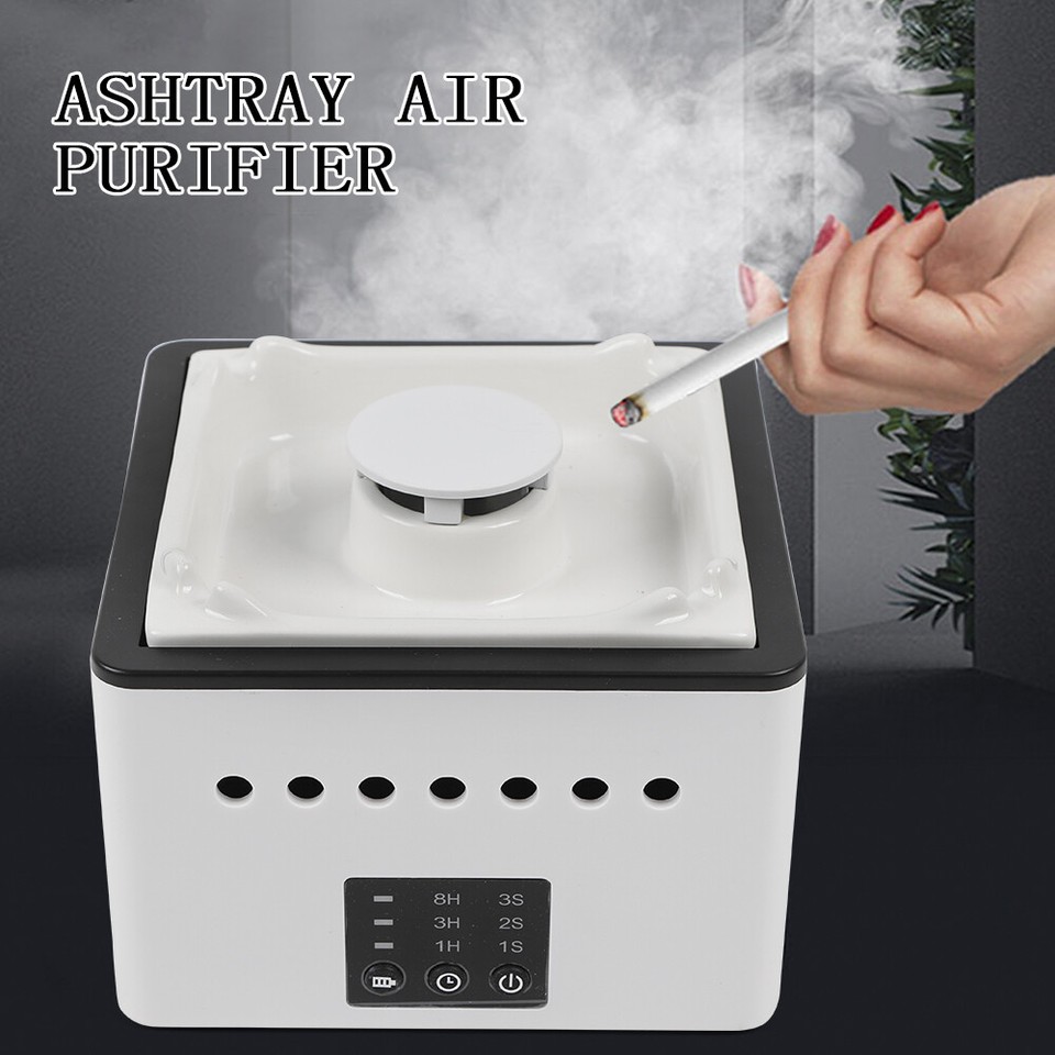 Smokeless Ashtray Cigarette Filter Absorb Smoke Odor Eliminator NEW eBay