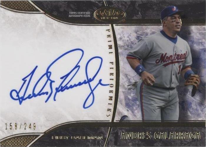 2016 Topps Tier One - Andres Galarraga #PP-AGA - 1 of 1
