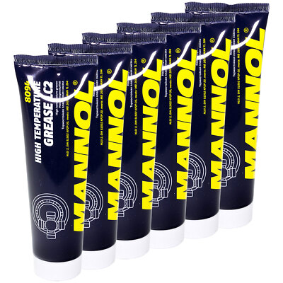 6x230g Schmierfett MANNOL LC2 High Temperature Grease Mehrzweckfett Schmier Fett