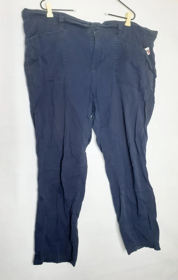 Union Bay Vintage Size 20 Women's Cargo Pants Blue Light Weight Boho Style - Image 3 of 4