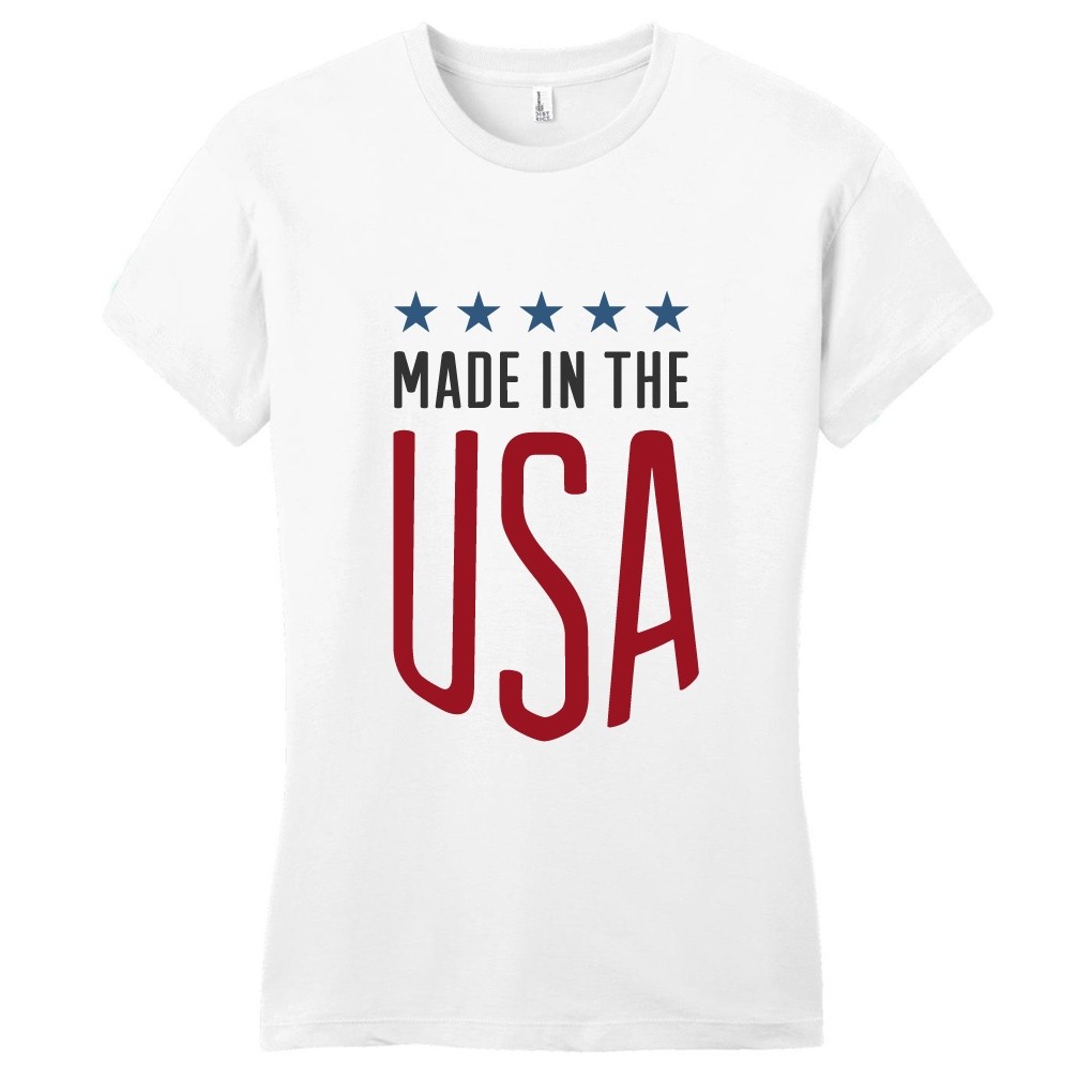Women's American Flag Graphic Tee – Stars & Stripes Patriotic Shirt For July 4th & Everyday Wear - View #8