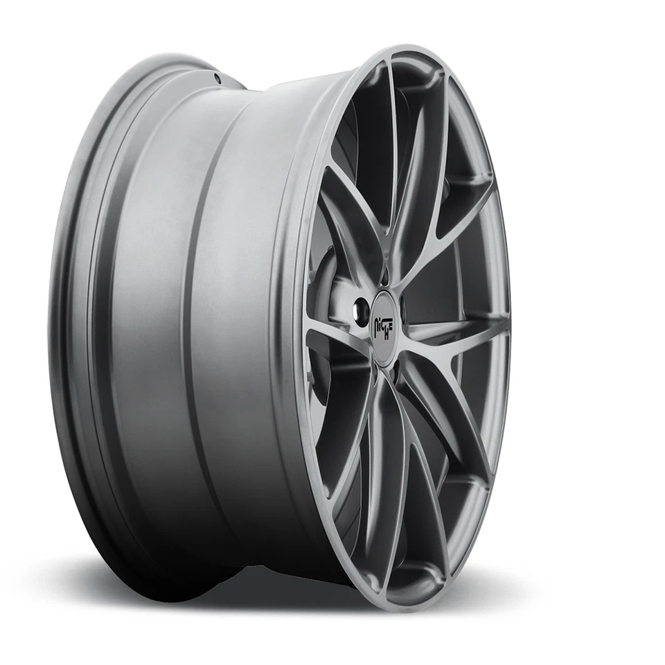 Rueda de metal pistola mate Niche 1 pieza M116 Misano 19x8,5 5x4,5 llanta de 19" 45 mm Foto 3 de 4