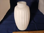 Vintage MCM Frosted Ribbed Milk Glass Lamp Shade Replacement - 8" Tall - 1 7/8"