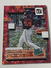 2022 Jairo Pomares Panini Donruss Rated Prospects Baseball Red Foil 6/149 #RP-5