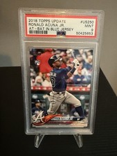 2018 Topps Update Series Ronald Acuña Jr. #US250 - PSA 9 Mint - Rookie Card RC. rookie card picture