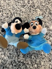 Hardee  s Disney Mickey  s Christmas Carol Plush Minnie  Goofy Vintage 1984