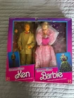 Vintage 1985 Mattel Dream Glow Barbie (#2248)  Dream Glow Ken(#2250) NRFB