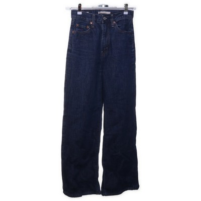 Levi Strauss & Co, Jeans, Größe: 26, RIBCAGE WIDE LEG, Blau, Baumwolle #uH9