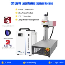 CRS 5W UV Laser Marking Engraver Machine 355NM For Glass Metal Wood Acrylic