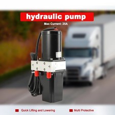 Unidad de potencia hidráulica elevadora de coche 12 V M14*1,5 bomba de engranajes bidireccional plataforma elevadora​