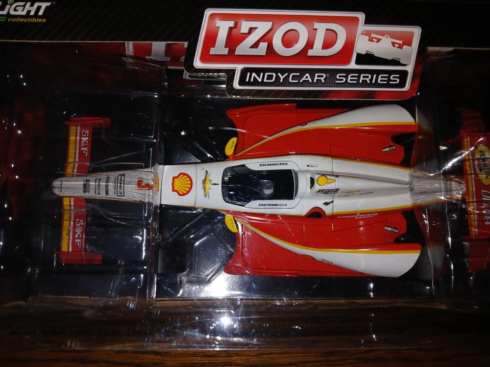 Greenlight Helio Castroneves IZOD Indy Car Shell V-Power c.2012 escala 1/18 nuevo en caja Foto 4 de 4