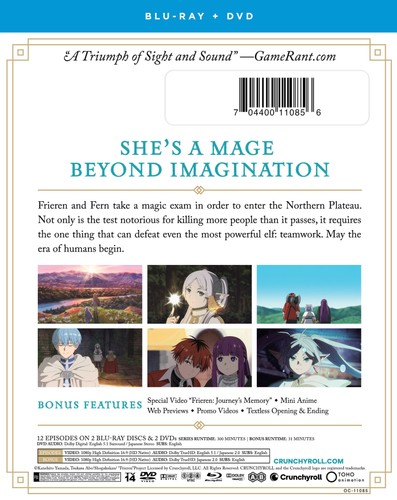 Frieren: Beyond Journey's End - Part 2 (Blu-ray + DVD) PREORDER SHIP 9/23/2025 - Picture 3 of 5
