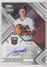 2018 Panini Elite Extra Edition 47/99 Jacob Meador #18U-JM Auto 0c6