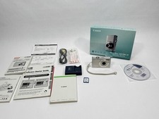 Canon Powershot SD790 IS Digital Elph Camera Silver Tested Working CIB 10mp
