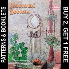 Vtg Leisure Time Pub Macrame Secrets Exciting New Designs to Brighten Your Home