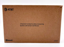 AT T CL84307 Dect 6.0 Expandable Corded/Cordless Phone with Smart Call Blocker