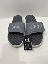 Under Armour Ignite Pro 8 Slides 6000337 Men s Size 12 Gray