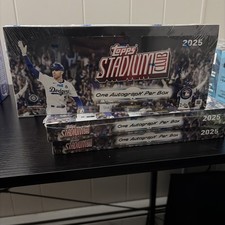 2025 Topps Stadium Club Baseball Hobby Box Factory Sealed 1