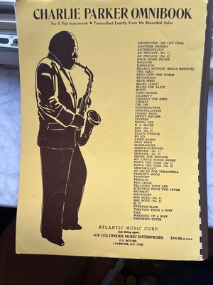 Charlie Bird Parker Omnibook: For E Flat/Es-Instrumente, Atlantic Music