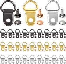 30 Sets Shoe Boot Lace Hooks Silver Black Gold Alloy Buckle Replacement Fitting