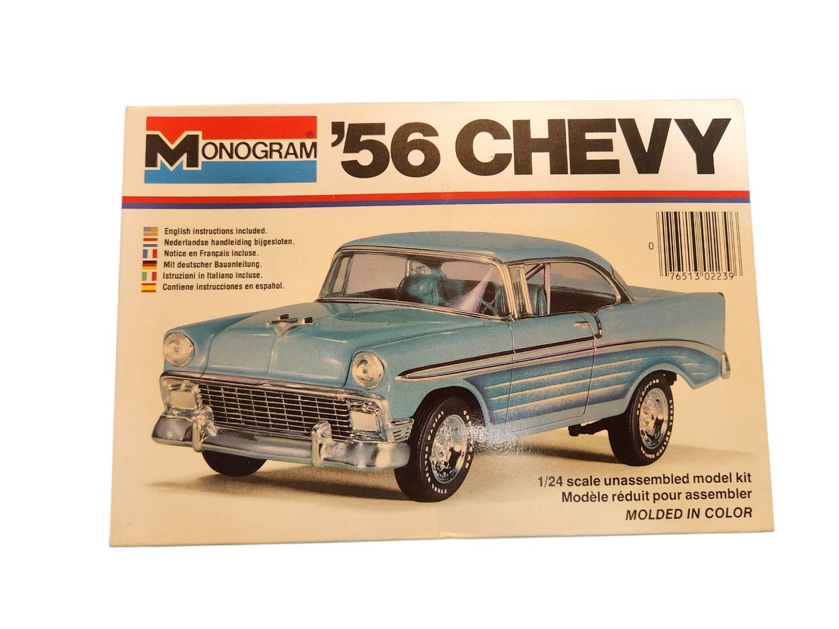 Monogram 1/24 56 Chevy Model Car Kit Factory 2239 for sale online