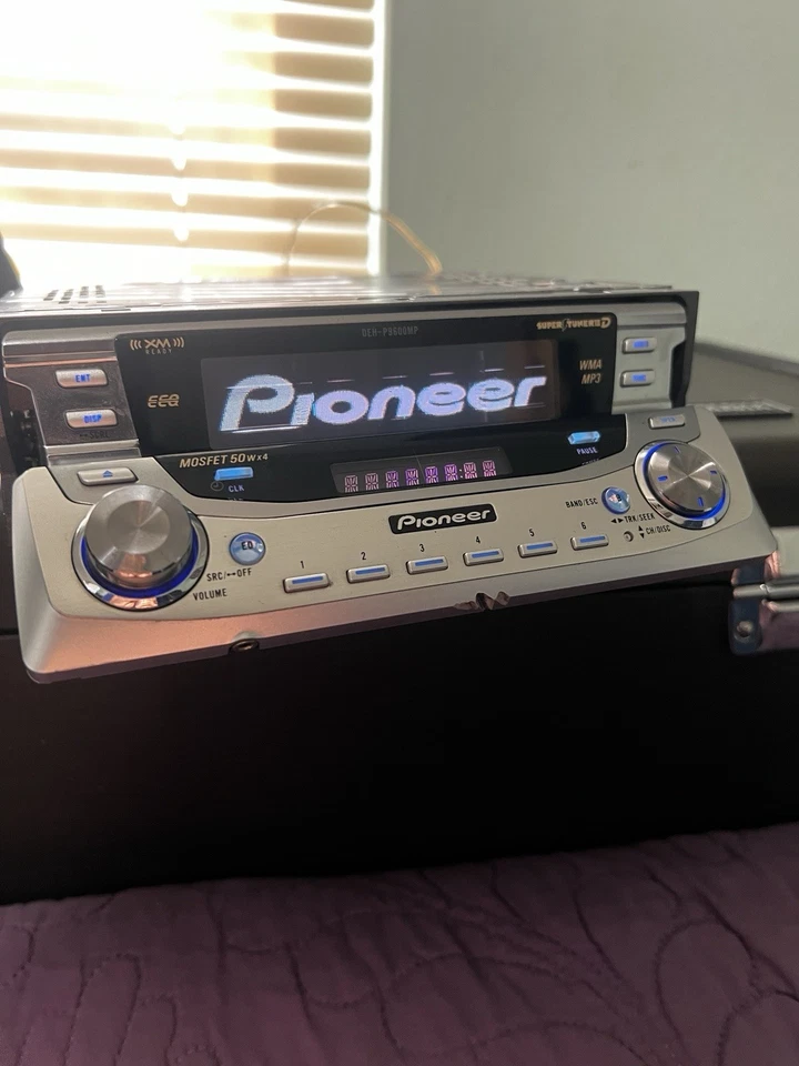 Pioneer DEH-P9600MP CD Player In Dash Receiver Bluetooth DSP Tested Working Mint - Image 4 of 4
