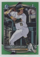 2025 Bowman Draft Chrome Green Refractor /99 Gavin Turley #BDC-28 16fy